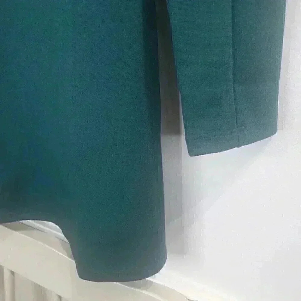 NWT Lulu's Desires of the Heart Emerald Green Long Sleeve Skater Dress small - Picture 9 of 12